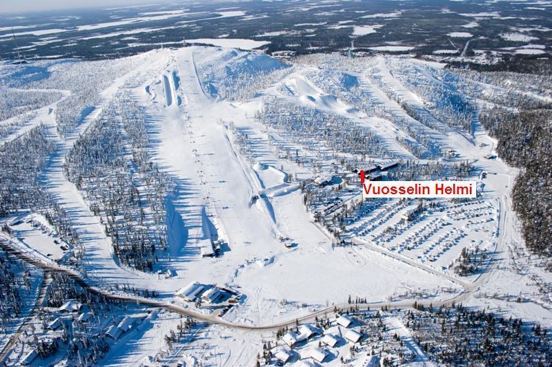 Vuosselin Helmi Apartments Ruka Zimmer foto